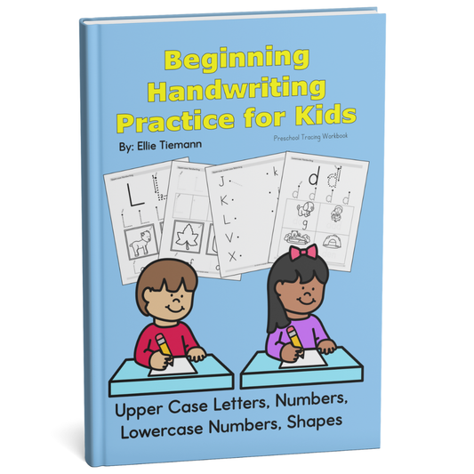 Beginning Handwriting Practice for Kids: Preschool Tracing Workbook