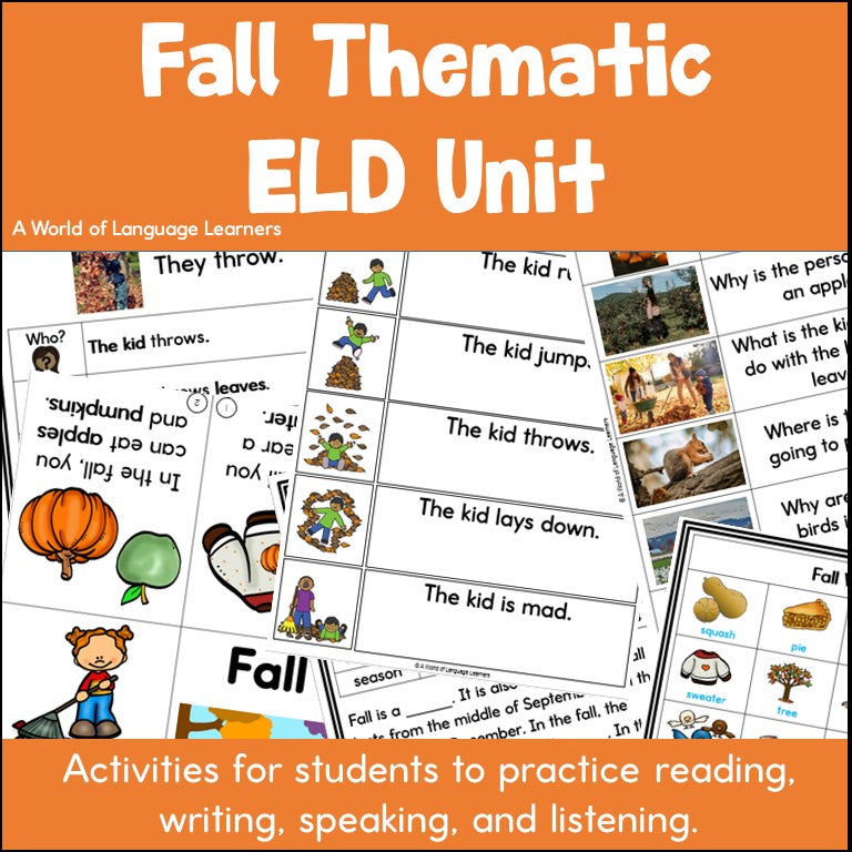 Fall Thematic ELD Unit