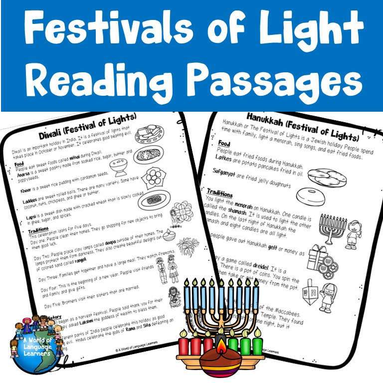 Festivals of Light Reading Passages