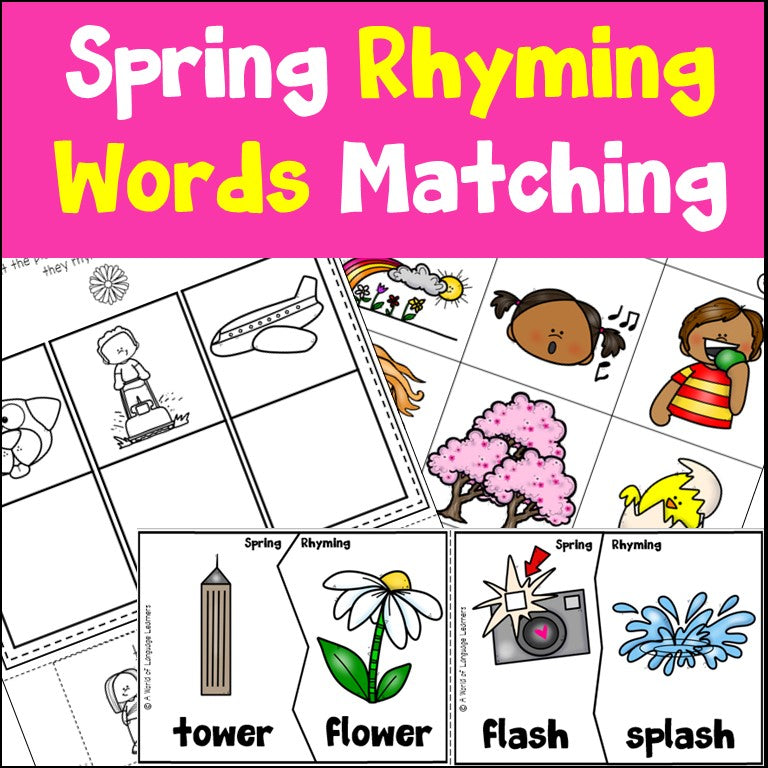 Spring Rhyming Activities