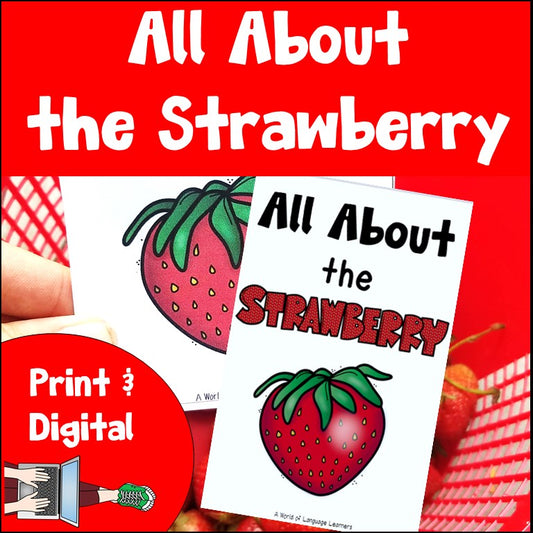Strawberries Print and Digital | Emergent Reader and Decodable