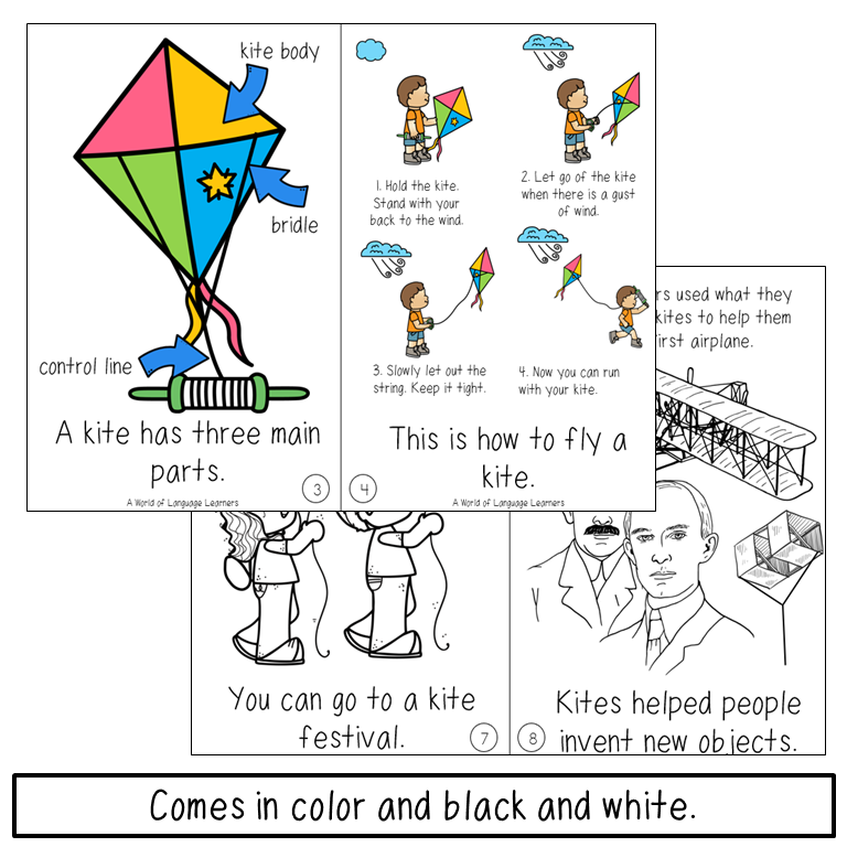 Kite Emergent Reader and Decodable Book