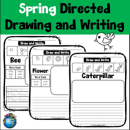 Spring Directed Drawing and Writing