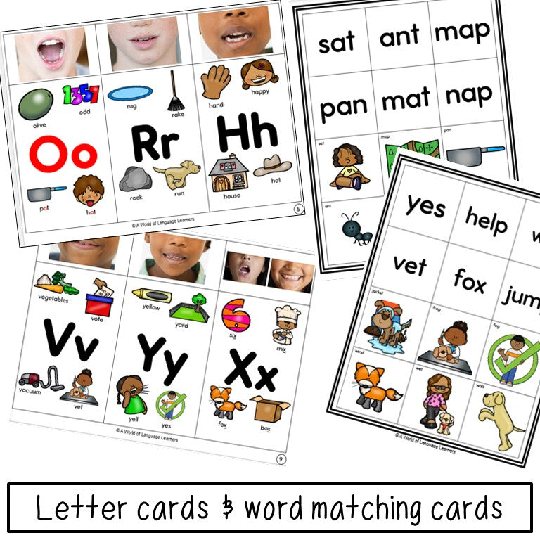 Newcomer Phonics Lessons K-2 | Practice Activities and Decodables