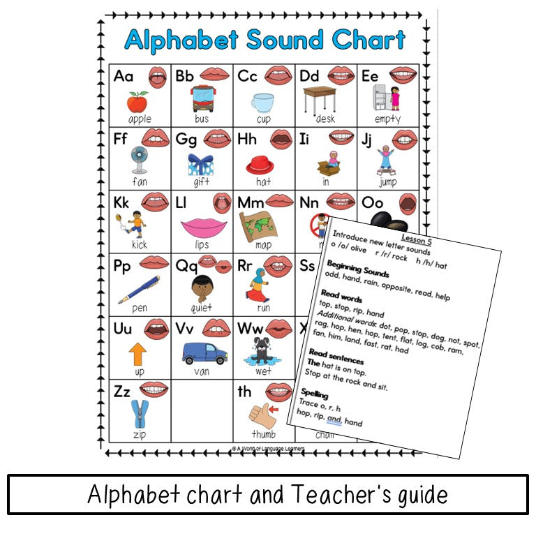 Newcomer Phonics Practice -Alphabet, Short Vowels, Digraphs