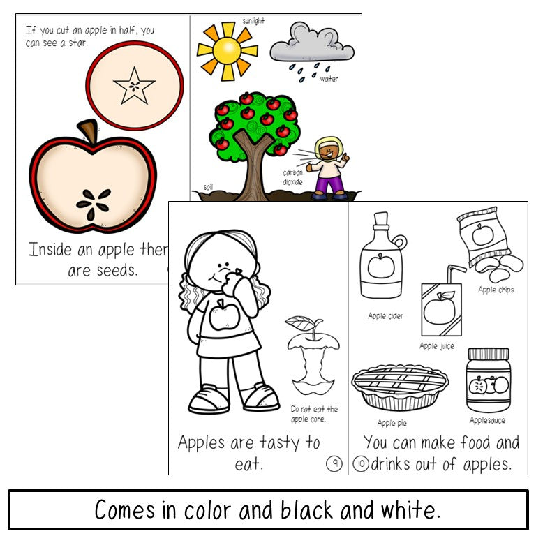 Apple Emergent Reader and Decodable Book | Print and Digital