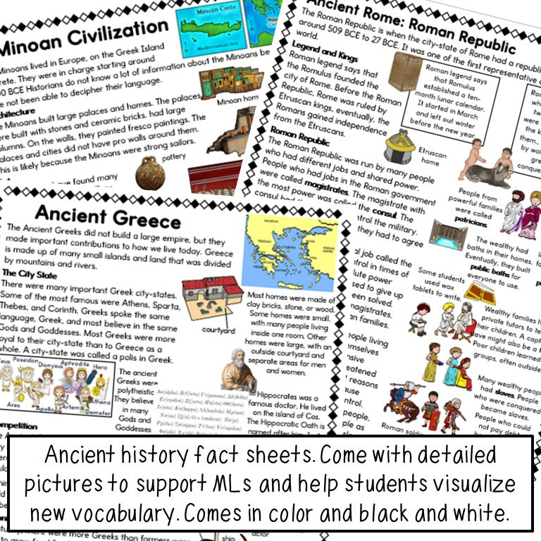 Ancient Civilizations: Greece and Rome Reading Passages