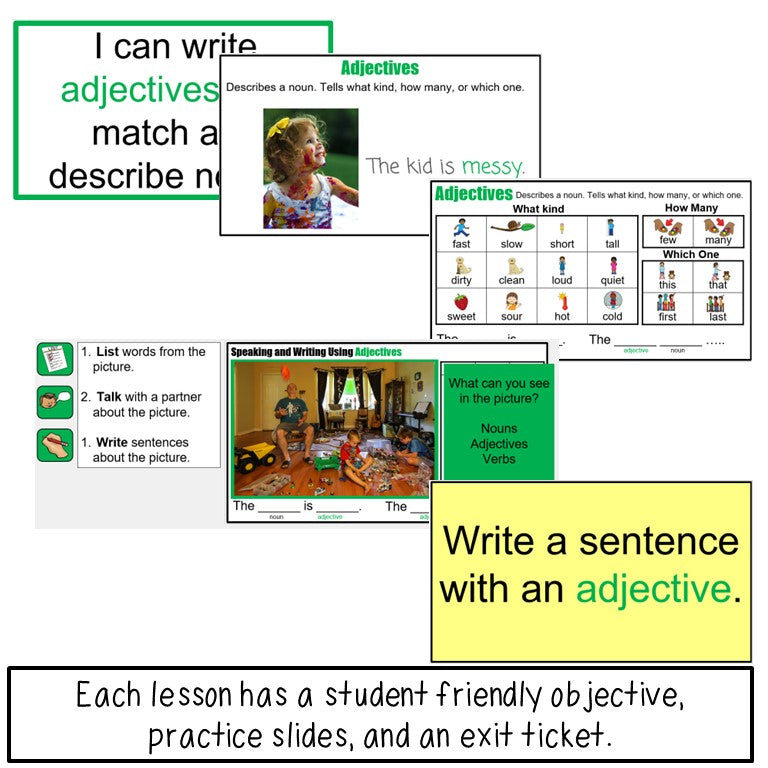 ESL Writing Mini Lessons - Print and Digital