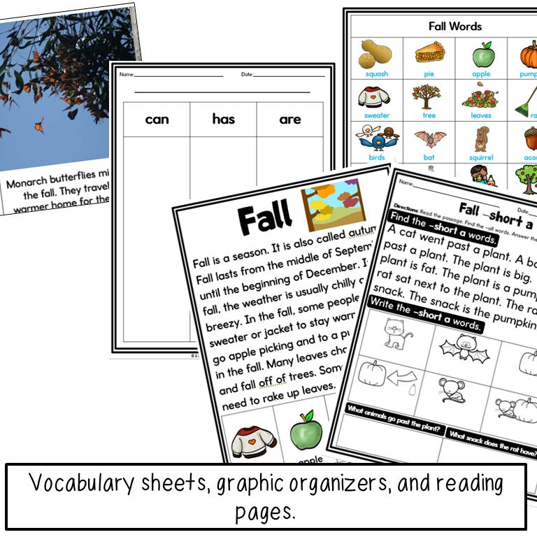 Fall Thematic ELD Unit