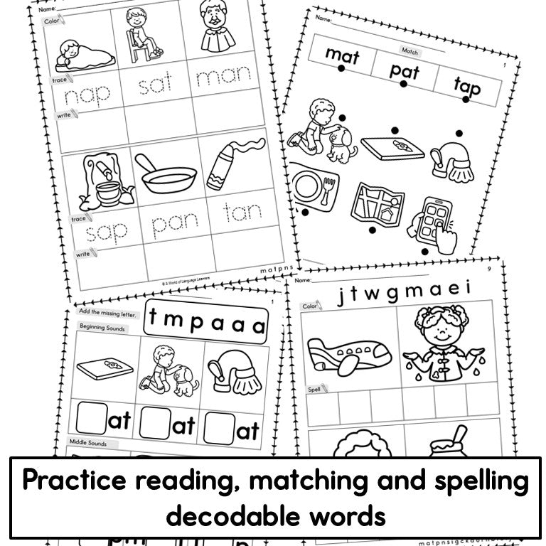 ESL Newcomer Phonics K-2 | Beginning Reading Practice