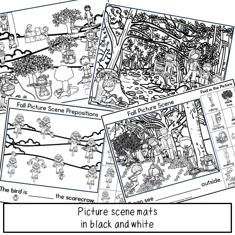 Fall Picture Scenes for ELD