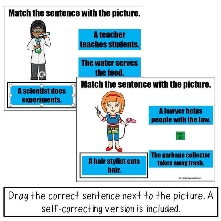 Community Workers Sentence Practice