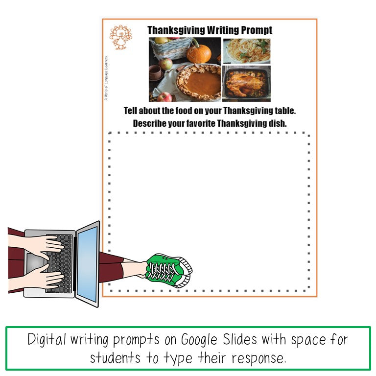 Thanksgiving Writing Task Cards