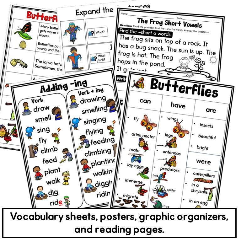 Spring Thematic ELD Unit - ESL Language Activities