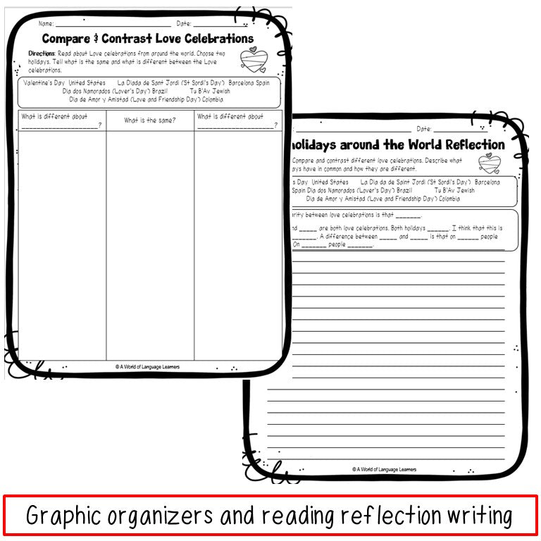 Love Holiday Reading Passages