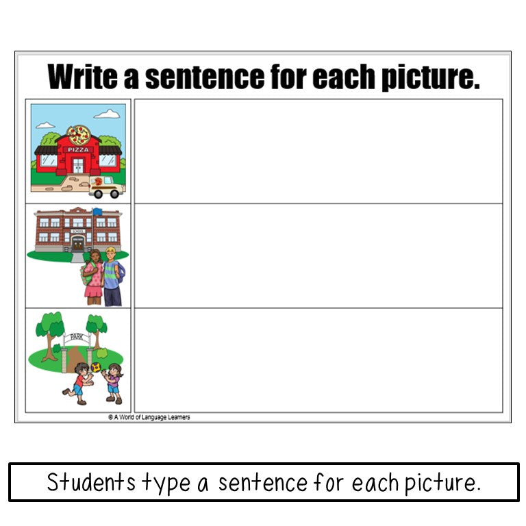 Community Workers Sentence Practice