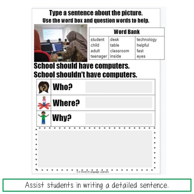 School Opinion Writing Prompts