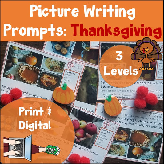 Thanksgiving Writing Task Cards