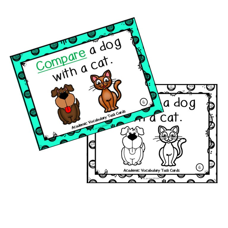 Academic Vocabulary Task Cards