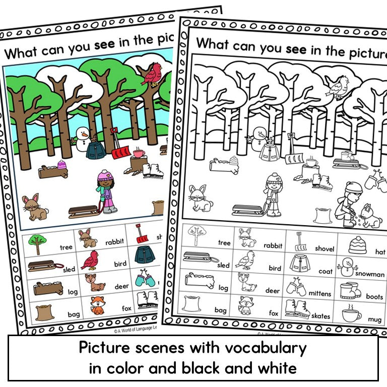 Seasons Parts of Speech Grammar Practice GROWING Bundle