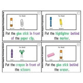 Preposition & Prepositional Phrase Task Cards