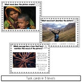 Reading Comprehension Task Card Bundle - Passages and Practice Activities