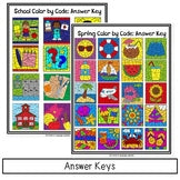 Parts of Speech Color by Code Bundle | with Illustrated Vocabulary Sheets