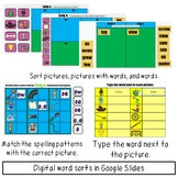 Picture Word Sorts Phonics Bundle