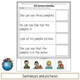 Fall Sentence Matching Print and Digital