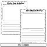 Winter Activities Sorting, Speaking, and Writing
