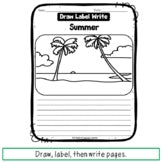 Summer Label and Write