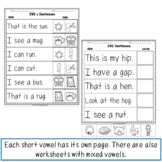 CVC Worksheet Bundle Print and Digital