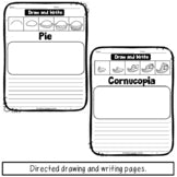 Thanksgiving Directed Drawing and Writing