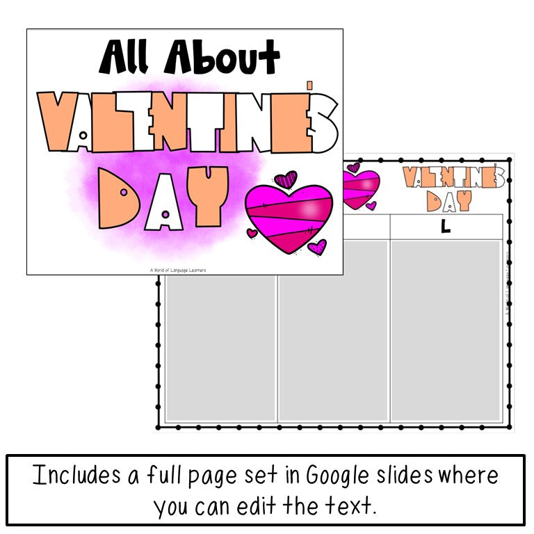 Valentine's Day Book Print and Digital