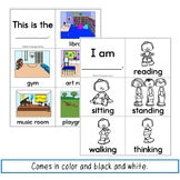 Newcomer Survival Phrases | ESL Picture Sentences | Editable