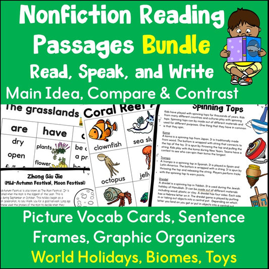 Nonfiction Reading Passages - Around the World Information