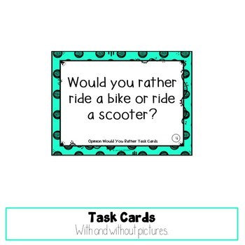 Opinion sentence frames and graphic organizer preview