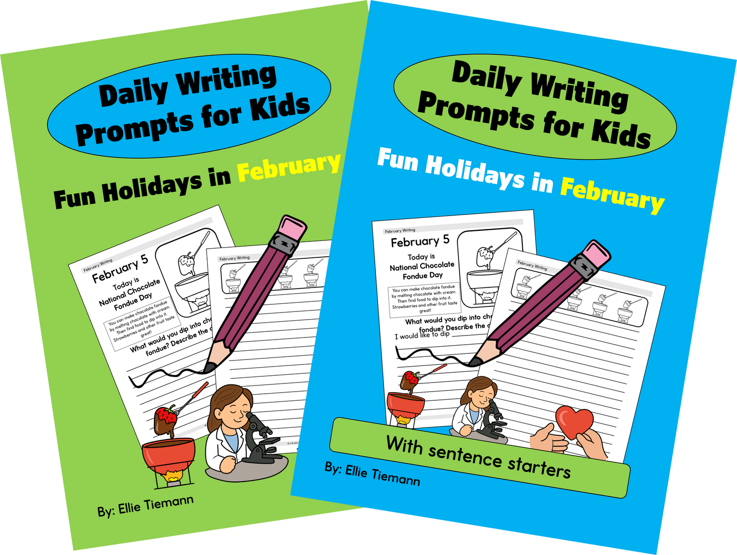 Daily Writing Prompts for Kids: Fun Holidays in  February