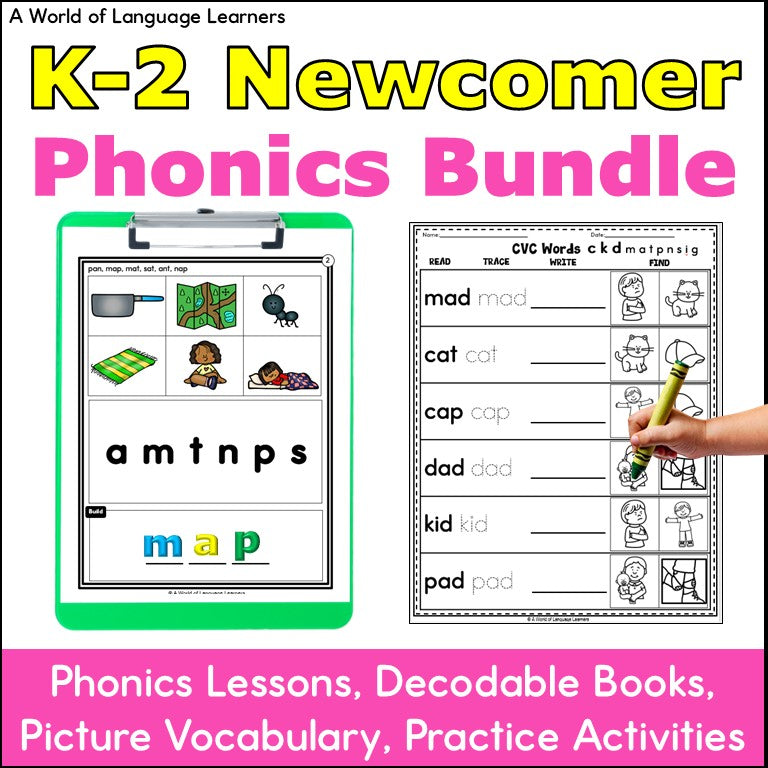 K-2 Newcomer Phonics Bundle