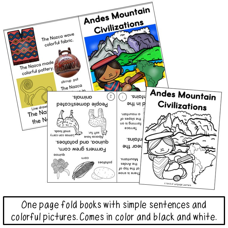 Ancient Civilizations: Andes Mountion, Mesoamerica Information