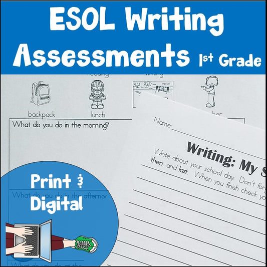 ESL Writing Assessments First Grade