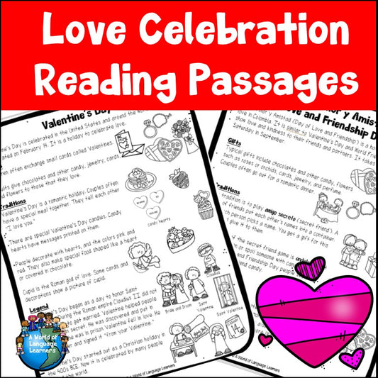 Love Holiday Reading Passages