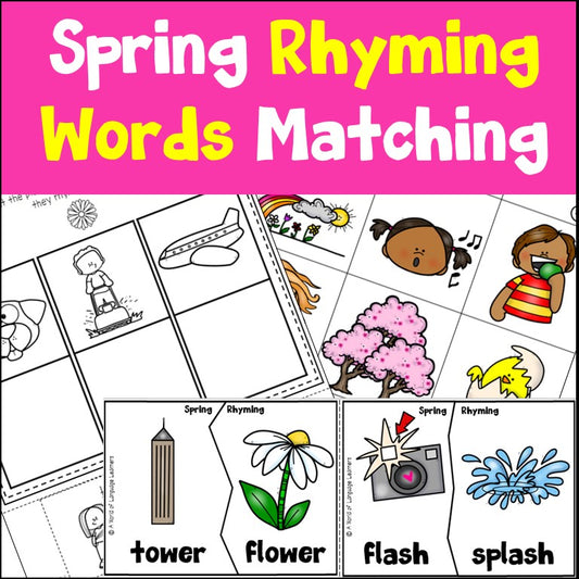 Spring Rhyming Activities