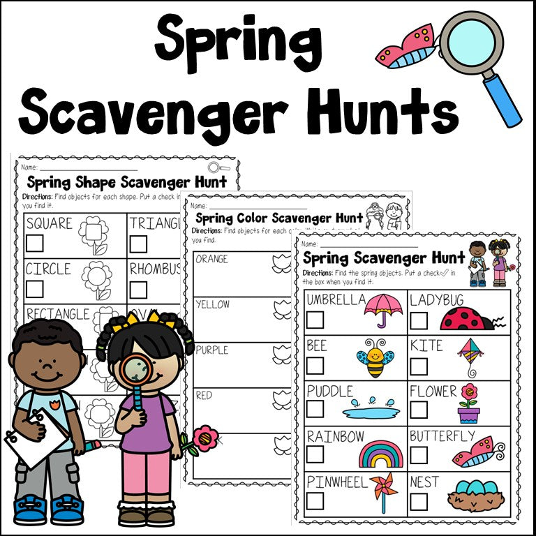 Spring Scavenger Hunts