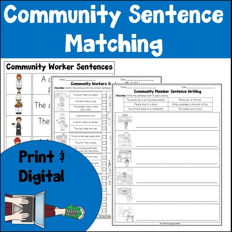 Community Workers Sentence Practice