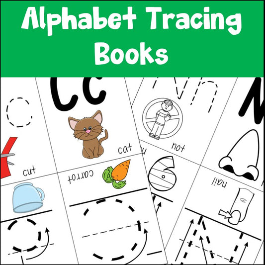 Alphabet Tracing Books Print and Digital