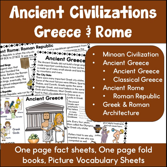Ancient Civilizations: Greece and Rome Reading Passages