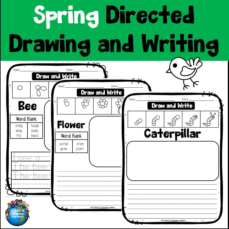 Spring Directed Drawing and Writing