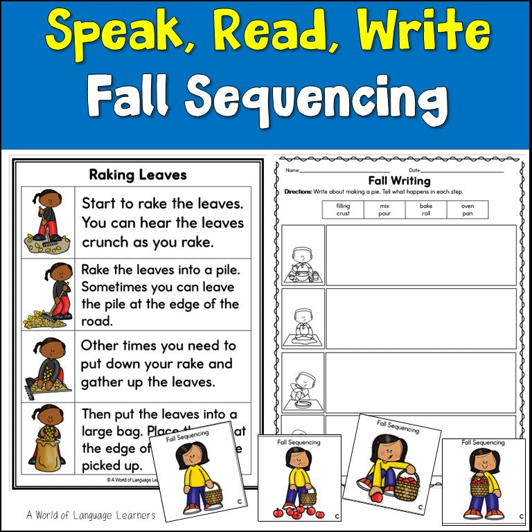 Fall Activities Sequencing Practice