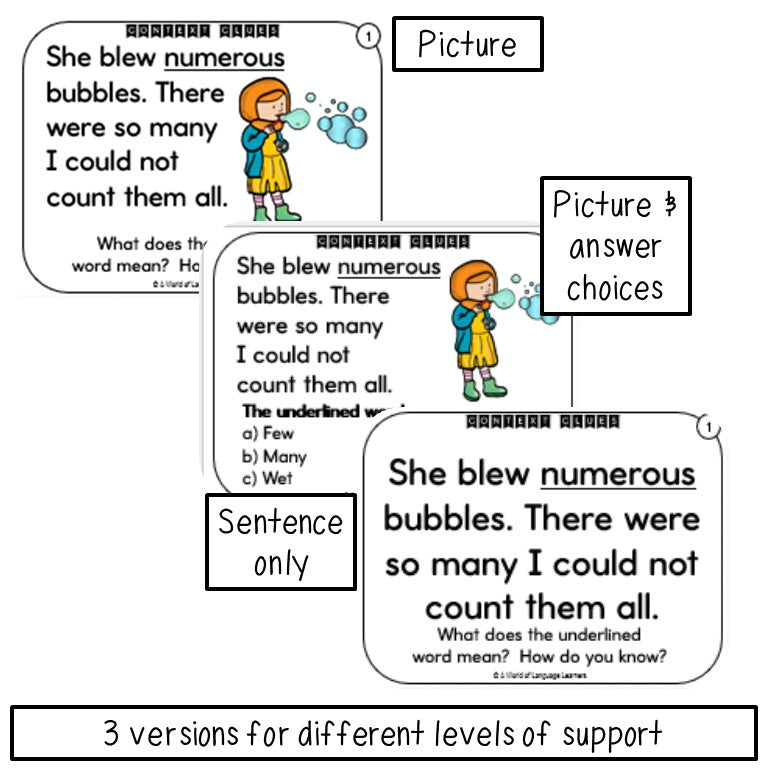 Spring Context Clue Task Cards